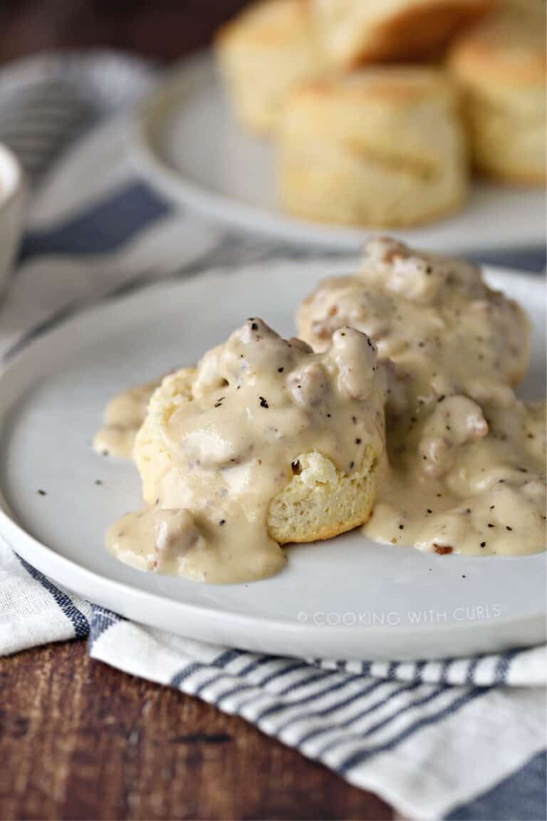 Homemade Southern Sausage Gravy - Cooking with Curls