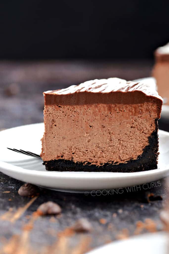 Instant Pot Chocolate Cheesecake - Cooking With Curls