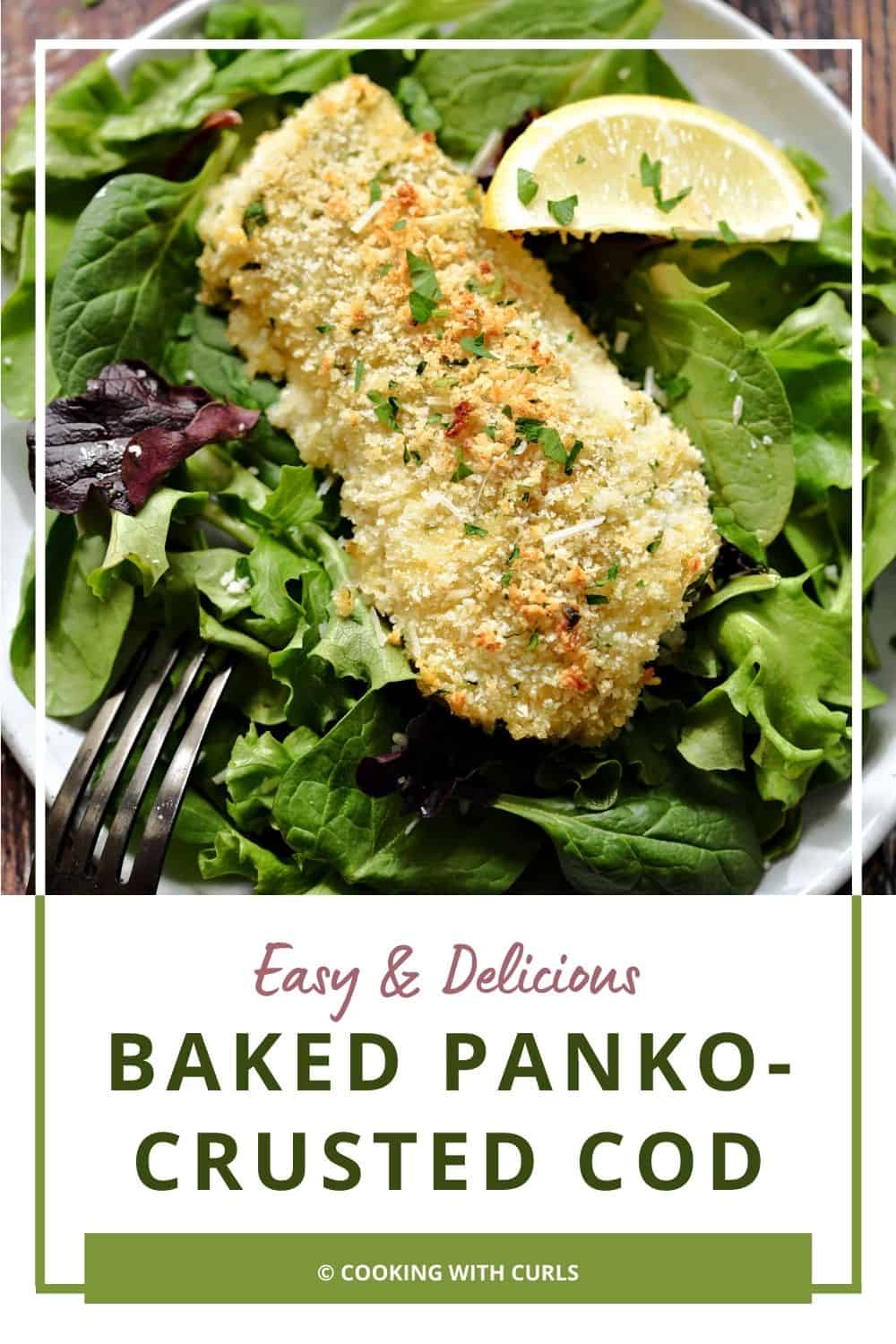 Baked Panko-Crusted Cod - Cooking with Curls