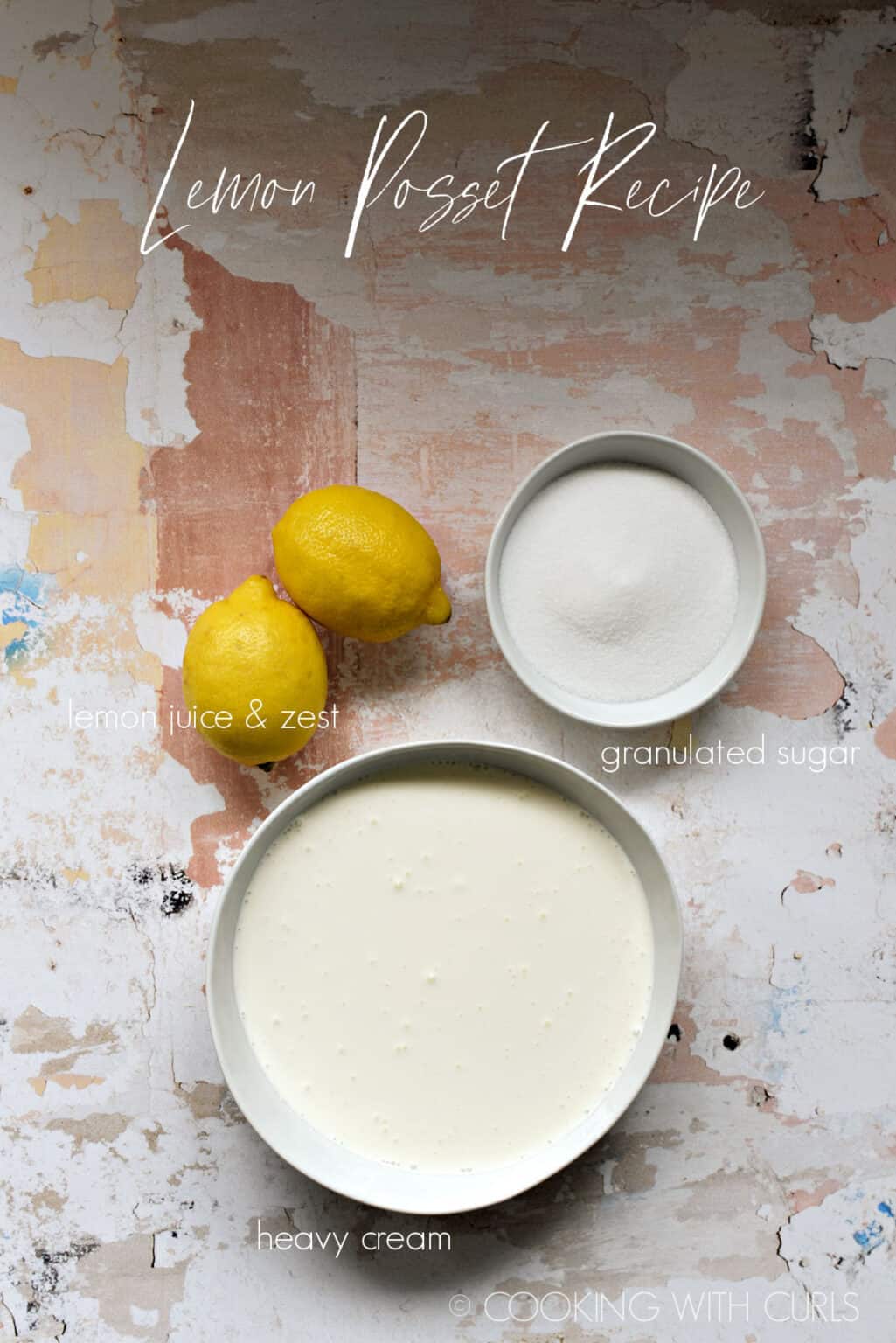 Lemon Posset Recipe Cooking with Curls