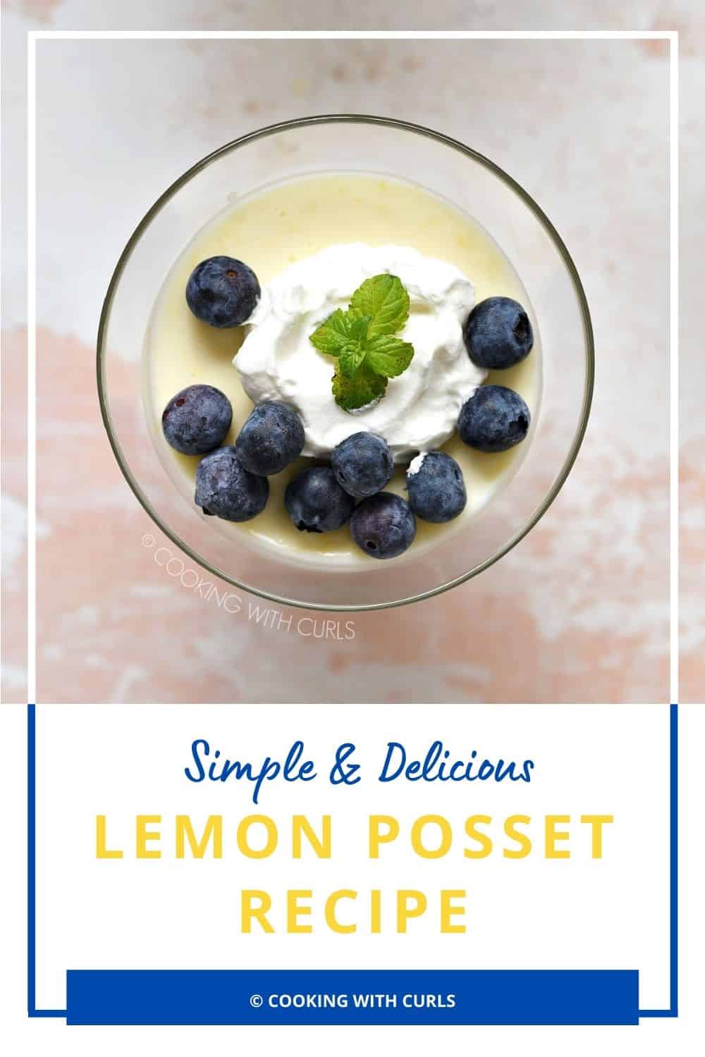 Lemon Posset Recipe Cooking with Curls
