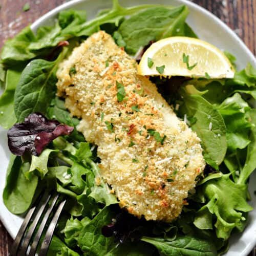 Baked Panko-Crusted Fish Fillets Recipe