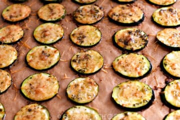 Baked Parmesan Zucchini Bites - Cooking with Curls