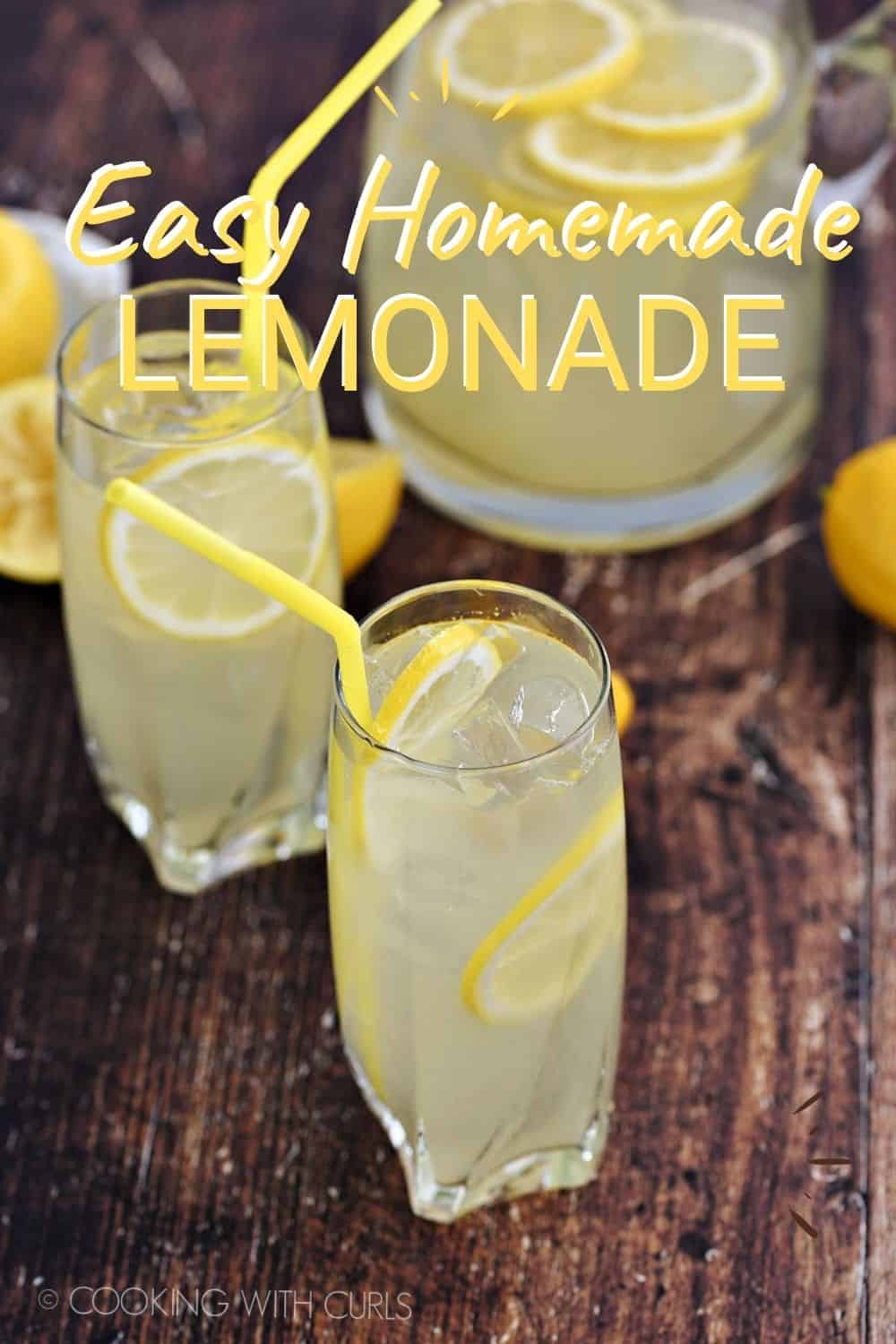 Easy Homemade Lemonade Recipe - Cooking with Curls