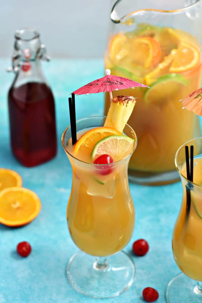 Jamaican Rum Punch Cooking with Curls
