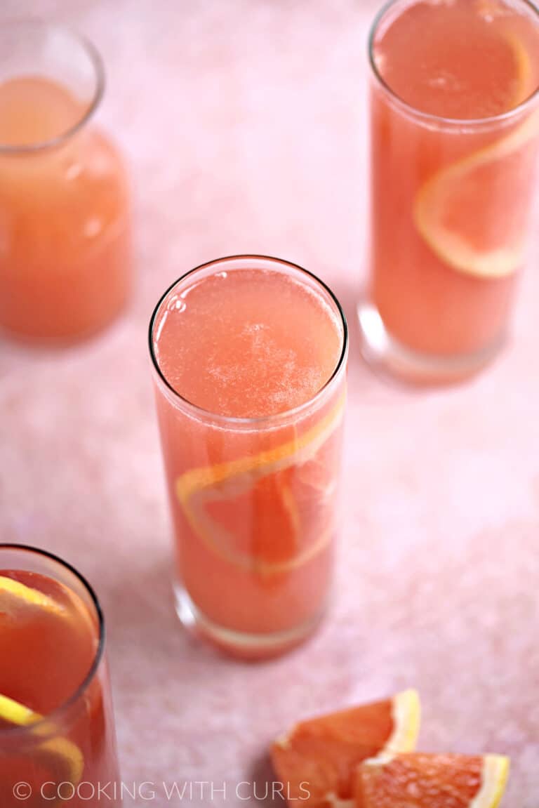 Ruby Red Grapefruit Mimosas Cooking with Curls