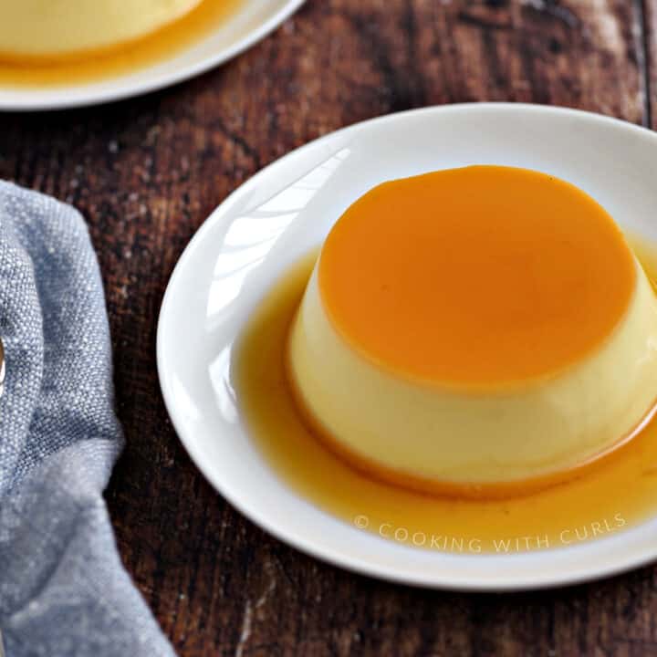 Caramel Custard - Cooking with Curls