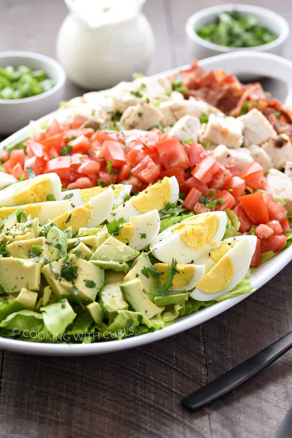 Classic Cobb Salad - Cooking with Curls