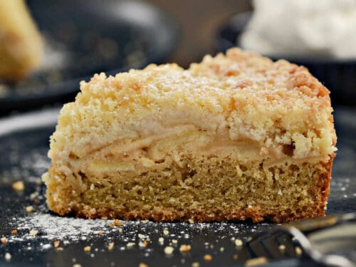 German Apple Cake with Streusel Topping - International Desserts Blog