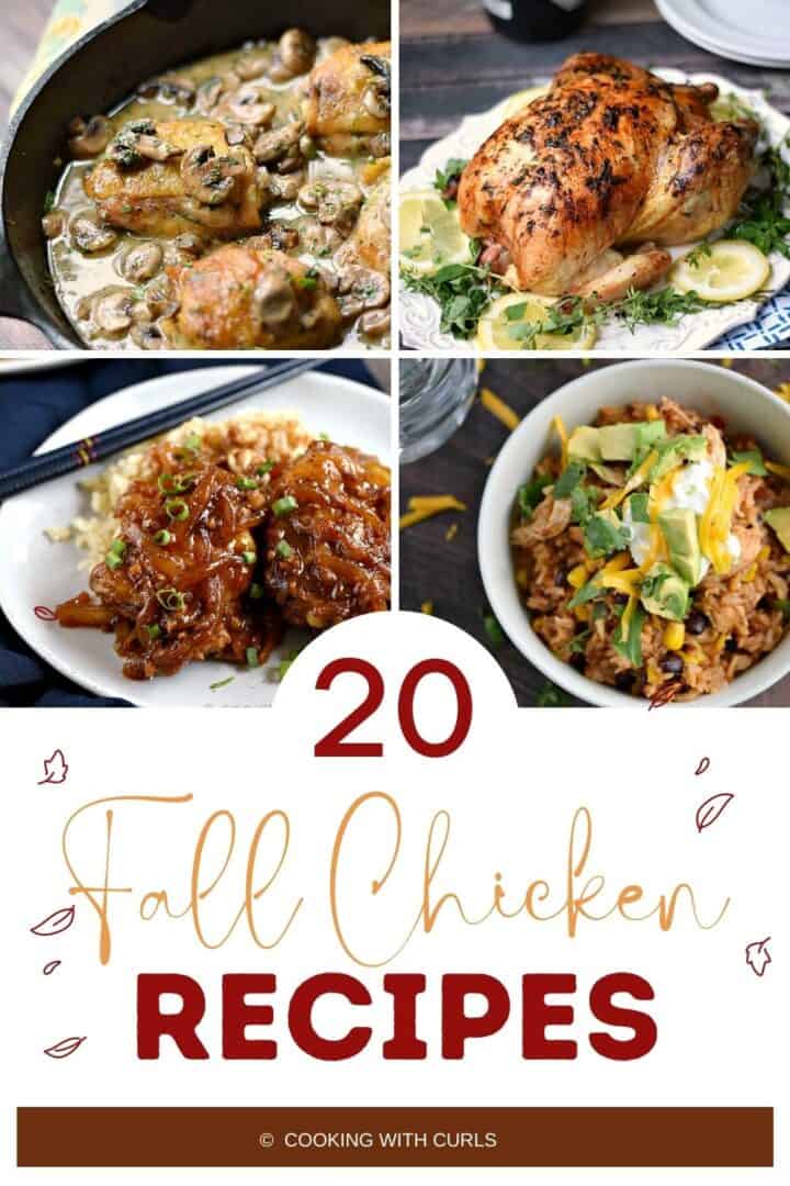 Fall Chicken Recipes - Cooking with Curls