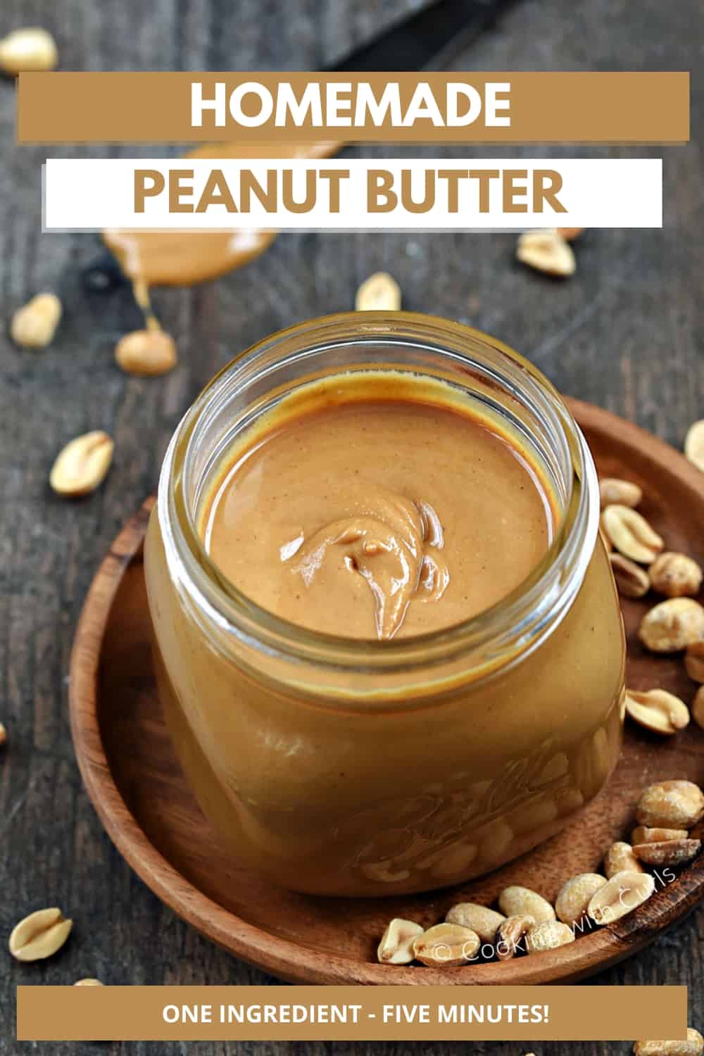 Homemade Peanut Butter Cooking with Curls