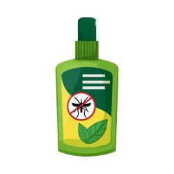 Bottle of insect repellent.