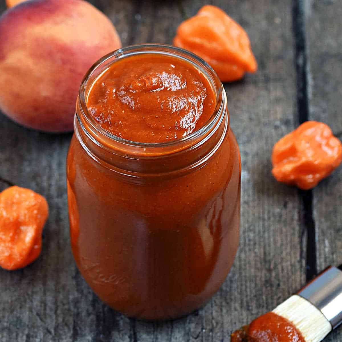 Peach Habanero BBQ Sauce