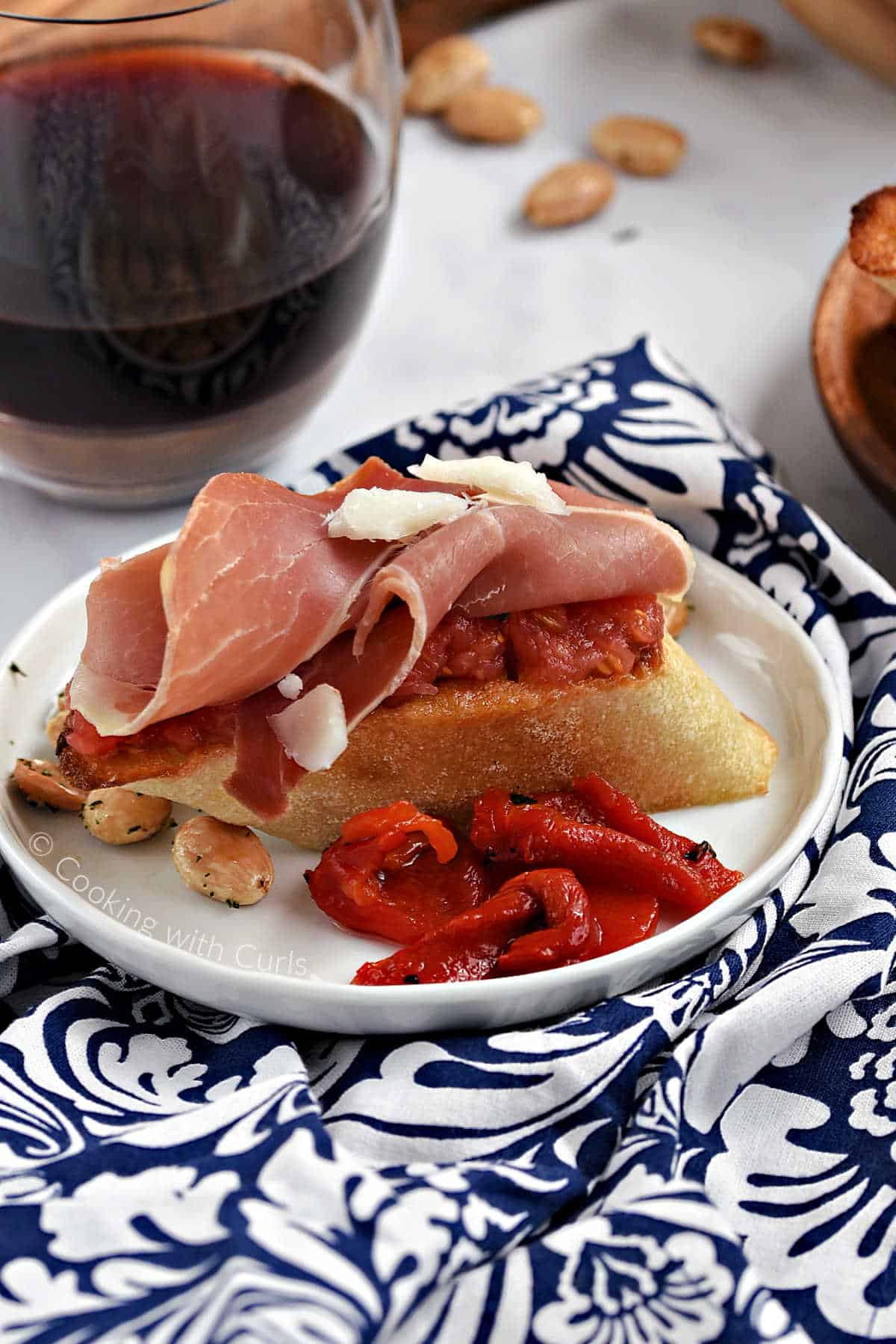 Pan Con Tomate Spanish Tomato Bread Recipe Cooking With Curls   Pan Con Tomate With Jamon Cookingwithcurls.com  