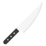 Chefs knife graphic.