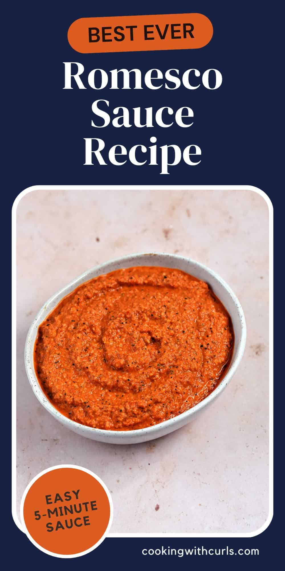 Romesco Sauce Cooking With Curls Romesco Sauce Recipe PIN Be 